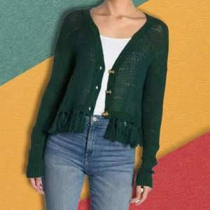 Tularosa Cenote Cardigan Green Size XS